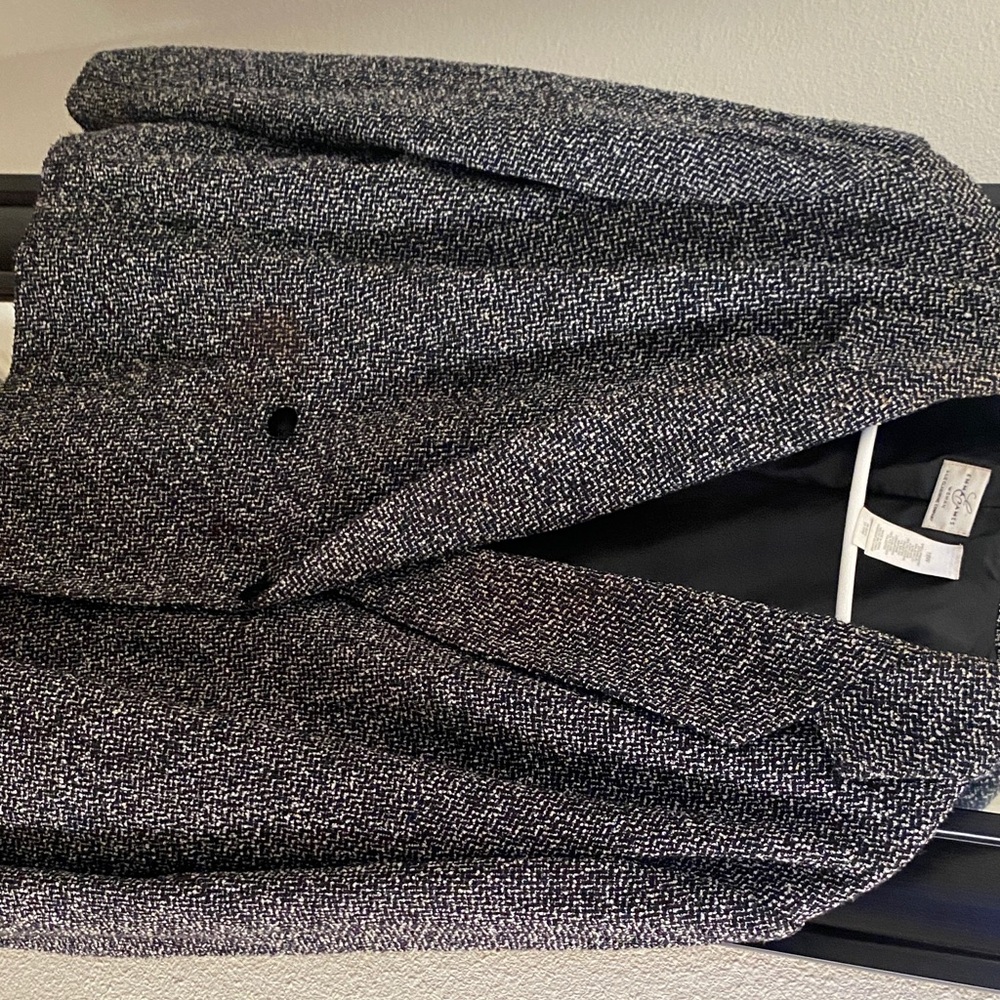 Emma James Black and White Tweed Blazer